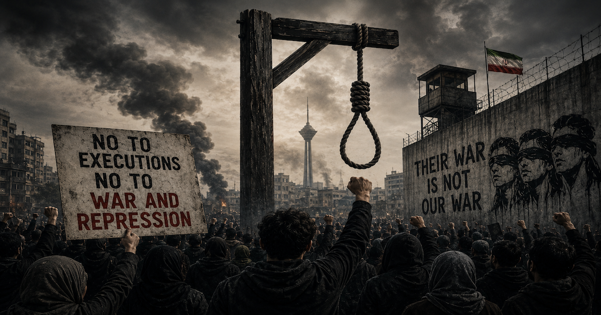 The Islamic Republic has brought the gallows back into the streets – protest against public executions, war and repression in Iran